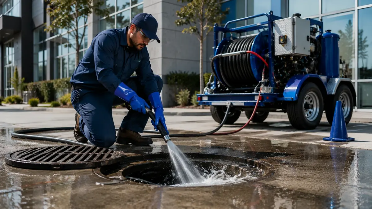 Commercial Hydro Jet Drain Cleaning in Visalia