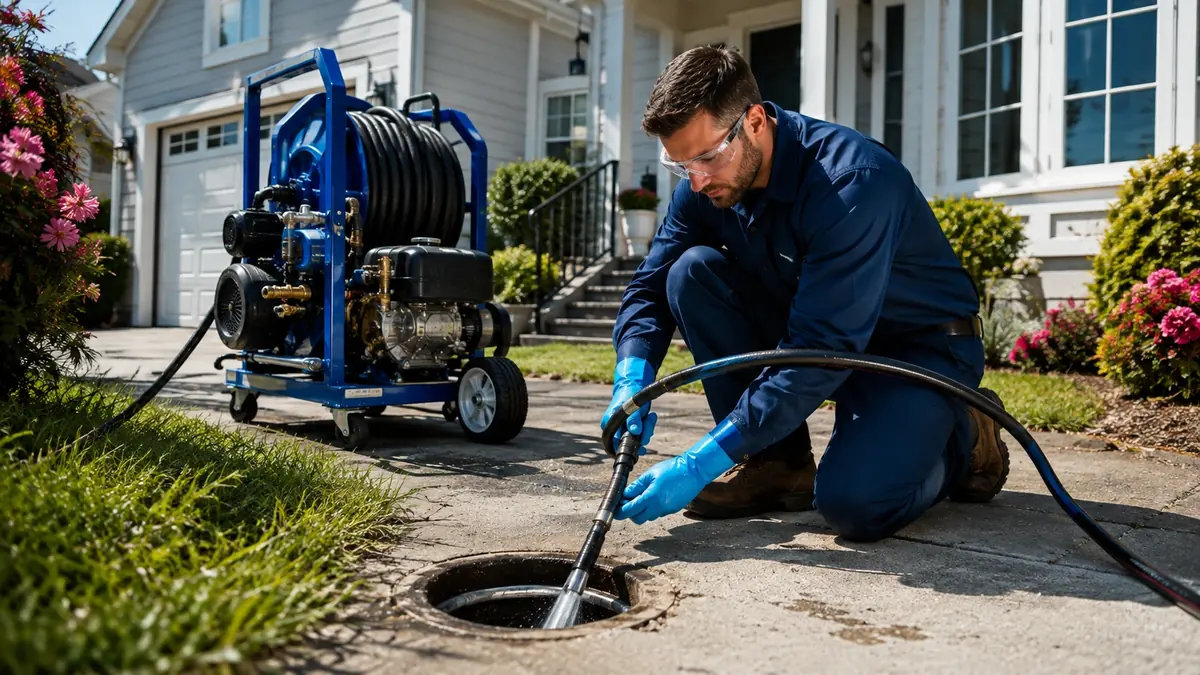 Residential Hydro Jet Drain Cleaning in Visalia