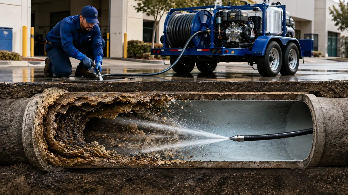 Sewer Pipe Descaling in Visalia